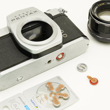 Ausgeknipst Batterie für Pentax Spotmatic SP SP-II IIa SP SP-500 SP-1000