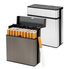 Zigarettenetui,  Zigarettenbox Metall mit Magnetverschluss