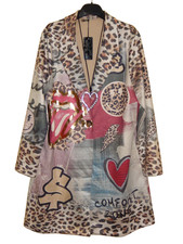 Mantel Longblazer 38-44 Velour