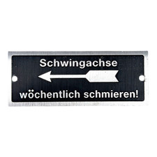 Typenschild Bezeichnung