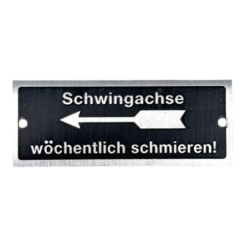 Typenschild bezeichnung - typenschild,
