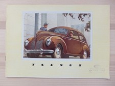 FORD TAUNUS Buckeltaunus G73A Prospekt von 1949 REUTERS Brochure Prospectus