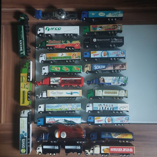 Große sammlung lkw modelle - große,