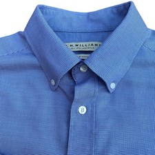 R M Williams Hemd Blau Twill