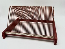 Plattofix Schallplatten Plattenständer für 40 Platten Stile | Art Deco Vintage