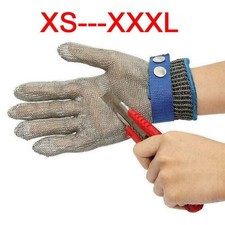 Stechschutzhandschuhe Kettenhandschuh Sicherheits-Handschuh Metzger XS-XXXL