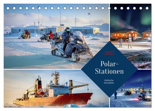 Polar stationen tischkalender - polar-stationen, (tischkalender
