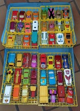SAMMLUNG vintage Lesney MATCHBOX Superfast UK 1970s Konvolut  + carry case