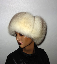 Polarfuchs Pelzmütze Fuchs