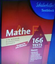 Mathe 7./8.Klasse Prozentrechnen Geo Schülerhilfe Testblock 166 Test mitLösungen