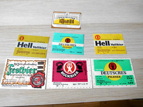 Bieretiketten ddr aus - 7,