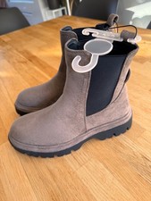 Neu! Damen Schuhe beige Stiefellette Größe 38