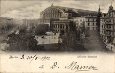 Ak Berlin Kreuzberg, Anhalter Bahnhof - 4688058