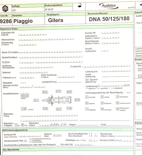 Piaggio gilera dna teile - dna,