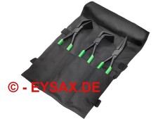FREUND-Falzzangen-Set mit Rolltasche 3-teilig, gerade,gebogen 45° + 90° je 60 mm