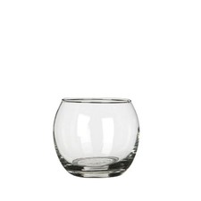 Windlicht glas klar - kugel, h7cm