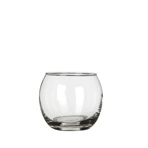 Windlicht glas klar kugel - windlicht,