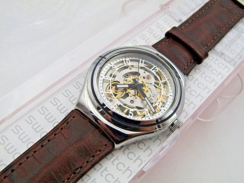 Swatch irony automatic brown - swatch,