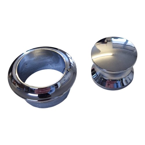 Trigano 19mm chrom - chrom, druckknopf