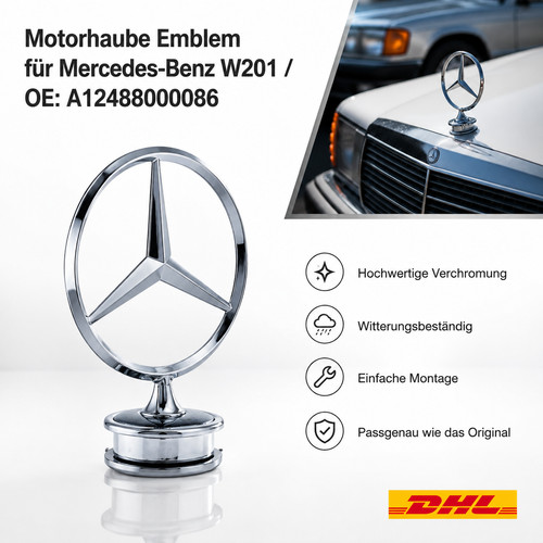 Motorhaube stern emblem vorne - stern,