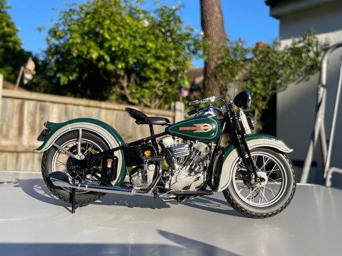 Franklin mint 1936 harley - mint, 1:10
