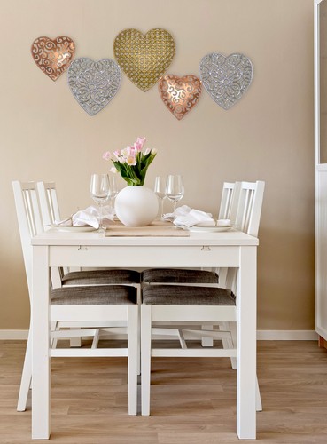 Romantische wanddeko herzen - romantische,