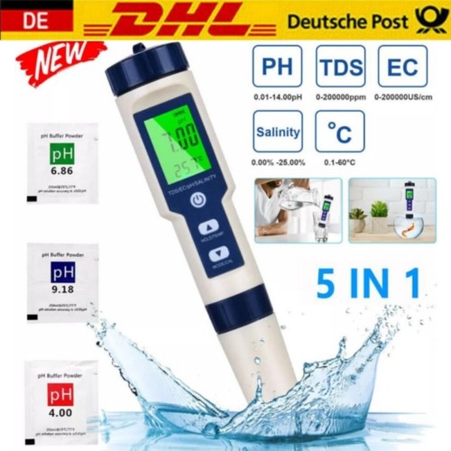 1 wassertester - 5-in-1,