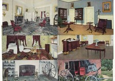 6 Postkarten Eremitage Heimat von General Andrew Jackson Präsident von USA Tennessee