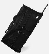 NEU xxl Trolley Reisekoffer mit 3 ROLLEN 160L- Schwarz