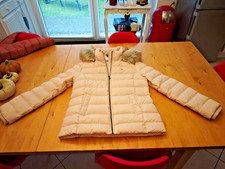 Original Tommy Hilfiger Daunenjacke / Creme / Winterjacke / Gr. L mit Fell ?