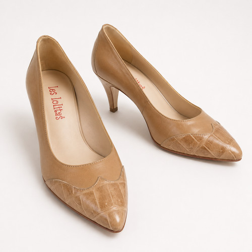 Les lolitas beige leder - lolitas,