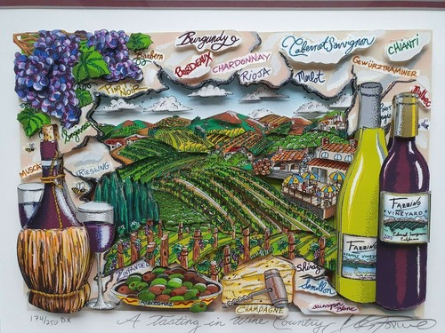 Charles fazzino tasting - 3d,