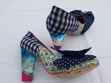  Damenschuhe Gr40 Wenig getrageIrregular Choice Heels Pin Upc Retro Rockabilly 