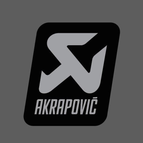 Akrapovic aufkleber grau - akrapovic,