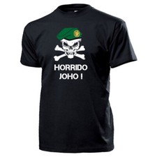 Jäger BW Barett Schädel Bundeswehr Jäger Jägertruppe Horrido - T Shirt #14321