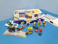 4859 Familien Wohnmobil Cross Motorrad Figuren Freizeit Fun Playmobil 1372