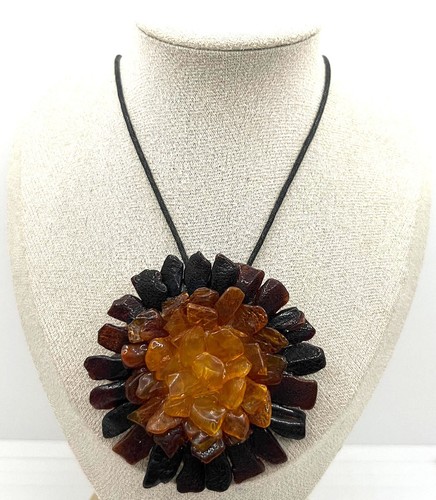 Boho naturbernstein kette - boho,
