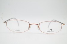 Brille Rodenstock R 4438 Titanium Kupfer Braun Oval Brillengestell Neu