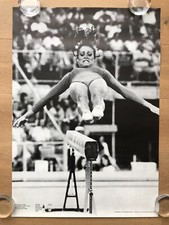 Olympiade München 1972 - SW Poster  Sportfoto - Schwebebalken Turnen Balken
