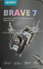AKASO Brave 7 Actionkamera 4K 20MP Touchscreen EIS Zoom + Zubehörpaket