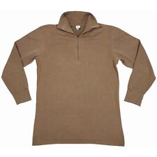 BW Unterhemd T-Shirt Trikothemd Rolli Rollkragenhemd Zip Hemd Tropen beige gebr.