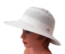 Damen Hut Leinenhut  Kofferhut Reisehut Farbauswahl Sonnenschutz faltbar Urlaub 