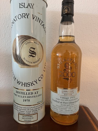 1975 port ellen signatory - port,
