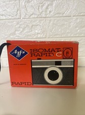 Agfa Isomat-Rapid mit Agnar Objektiv 1:4,5/38 mm in original Tasche ohne Blitz 