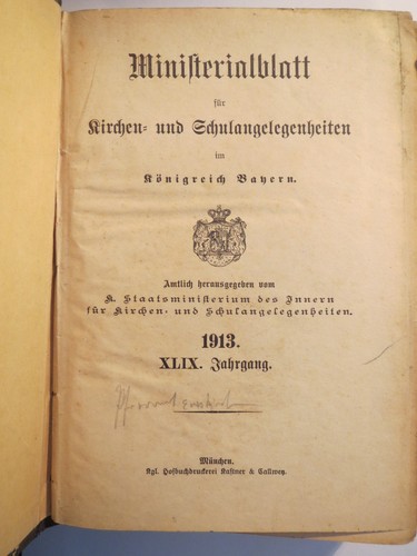 Ministerialblatt für kirchen - für, kirchen-