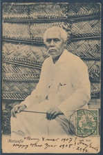 Samoa Yacht MeF AK Häuptling Mataafa gesendet nach Milwaukee 1907 (1424)