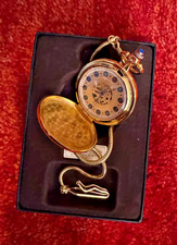 Taschenuhr mechanisch golden guter Zustand