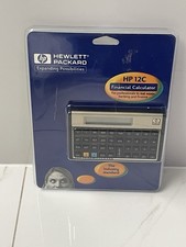 Hewlett Packard HP 12C Classic RPN Taschenrechner - CFA - Neu & Versiegelt