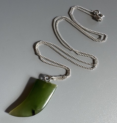 Sterling silber grüne jade - sterling,