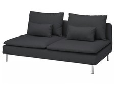 Neu IKEA SODERHAMN Bezug für 3er-Sitzer, Fridtuna dunkelgrau,305.189.87